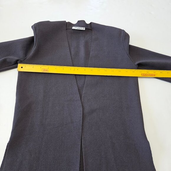 M.M. Lafleur The Woolf Jardigan Knit Jacket Cardigan Charcoal Gray XS - Picture 12 of 13
